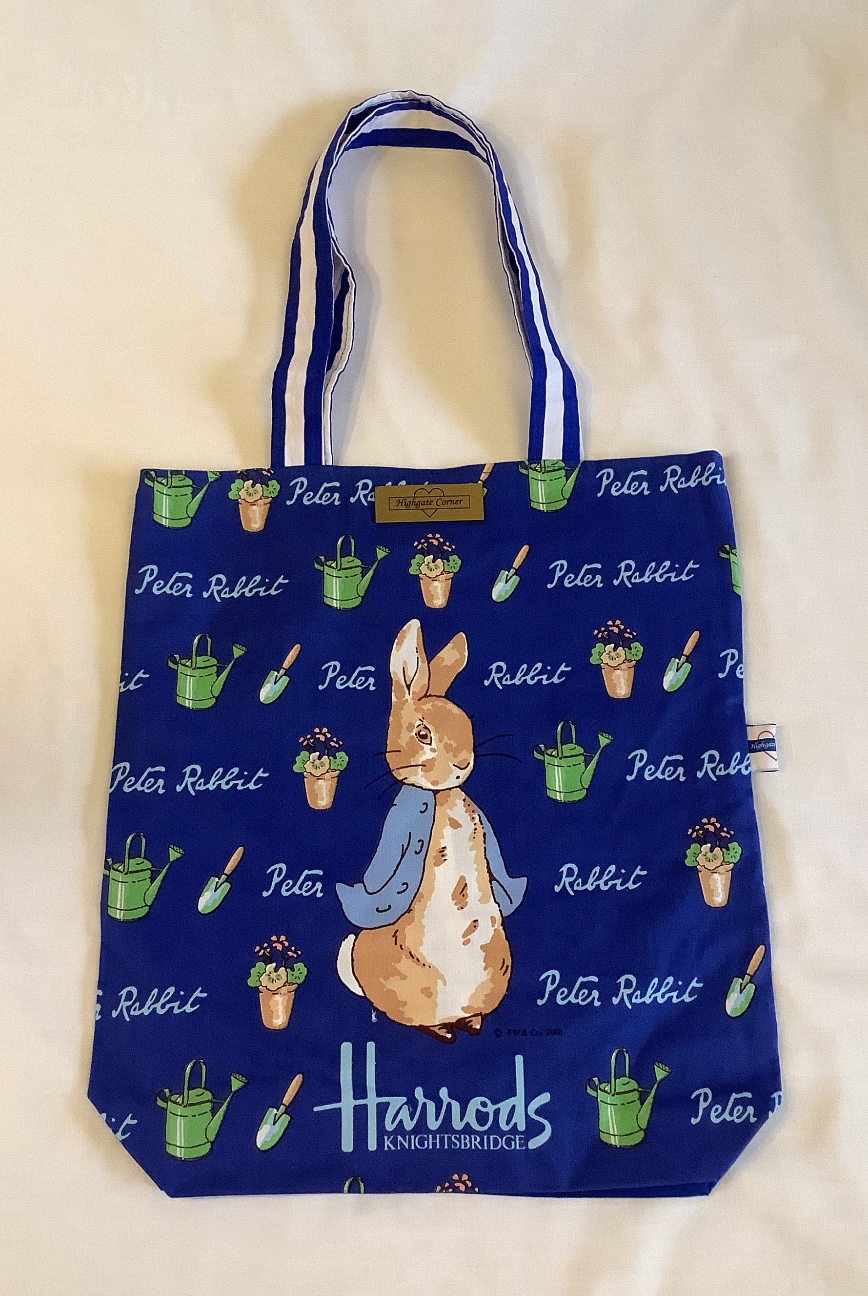【Harrods】UK発 Christmas Knightsbridge ラージ トート バッグ Harrods Large Cotton Christmas Knightsbridge Tote Bag