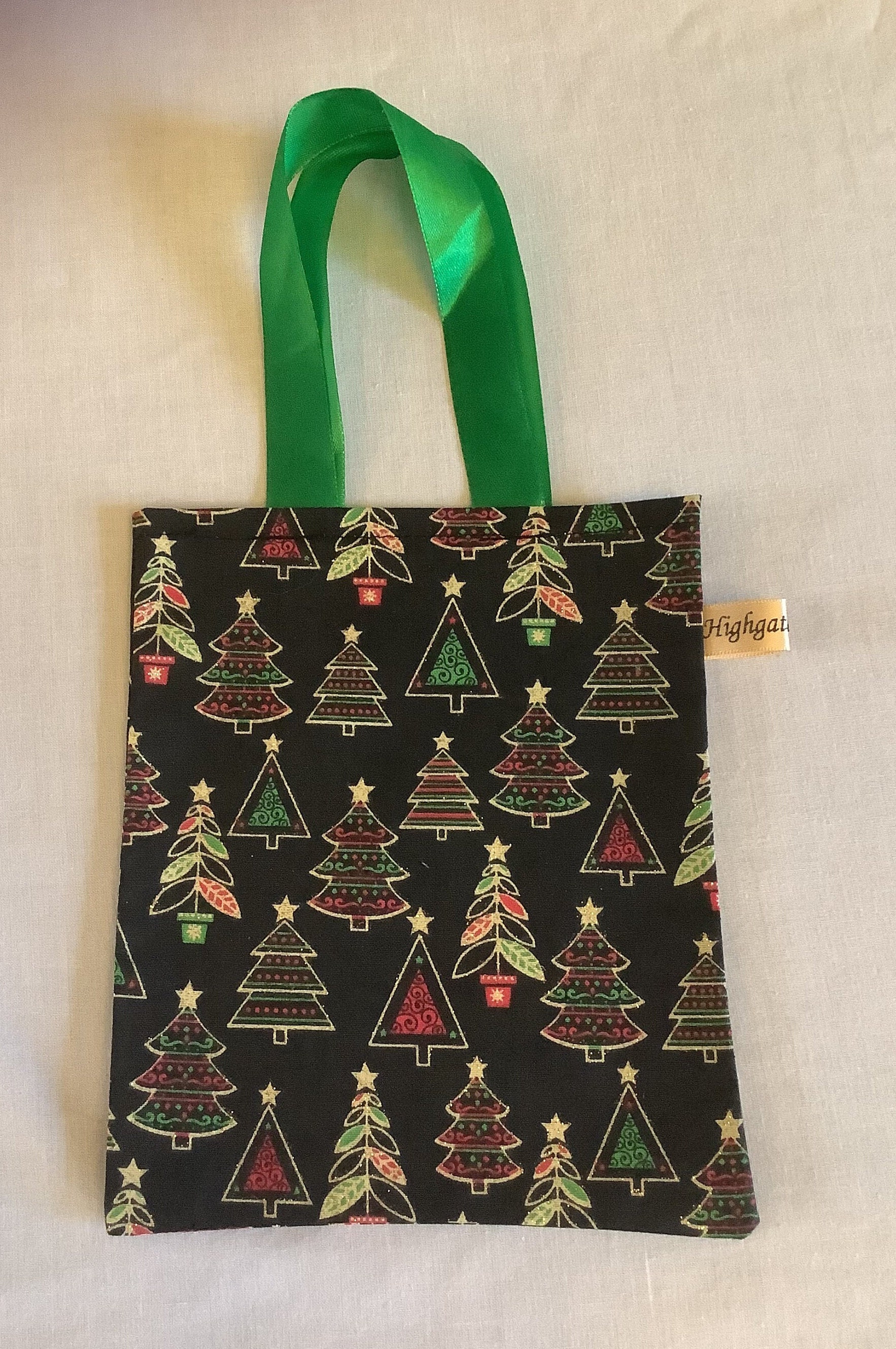 Christmas Fabric Gift Bags Ecofriendly, Reusable Fabric Gift Bags