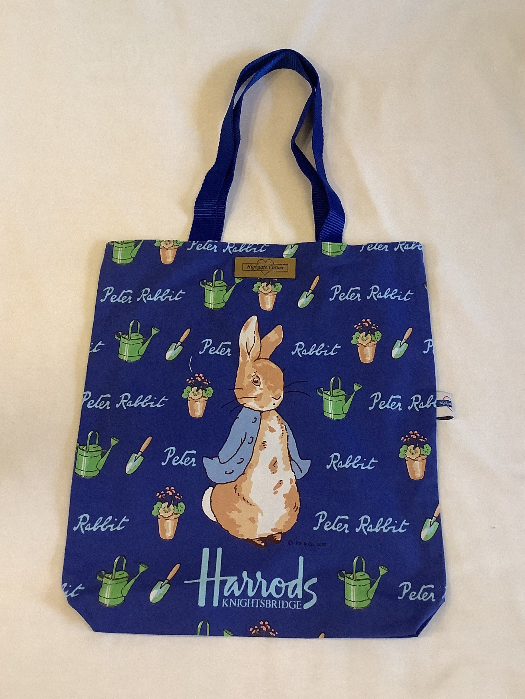 Harrods Handmade Peter Rabbit Totes Shopping Bags Christmas Gift. Handmade in the UK Etsy