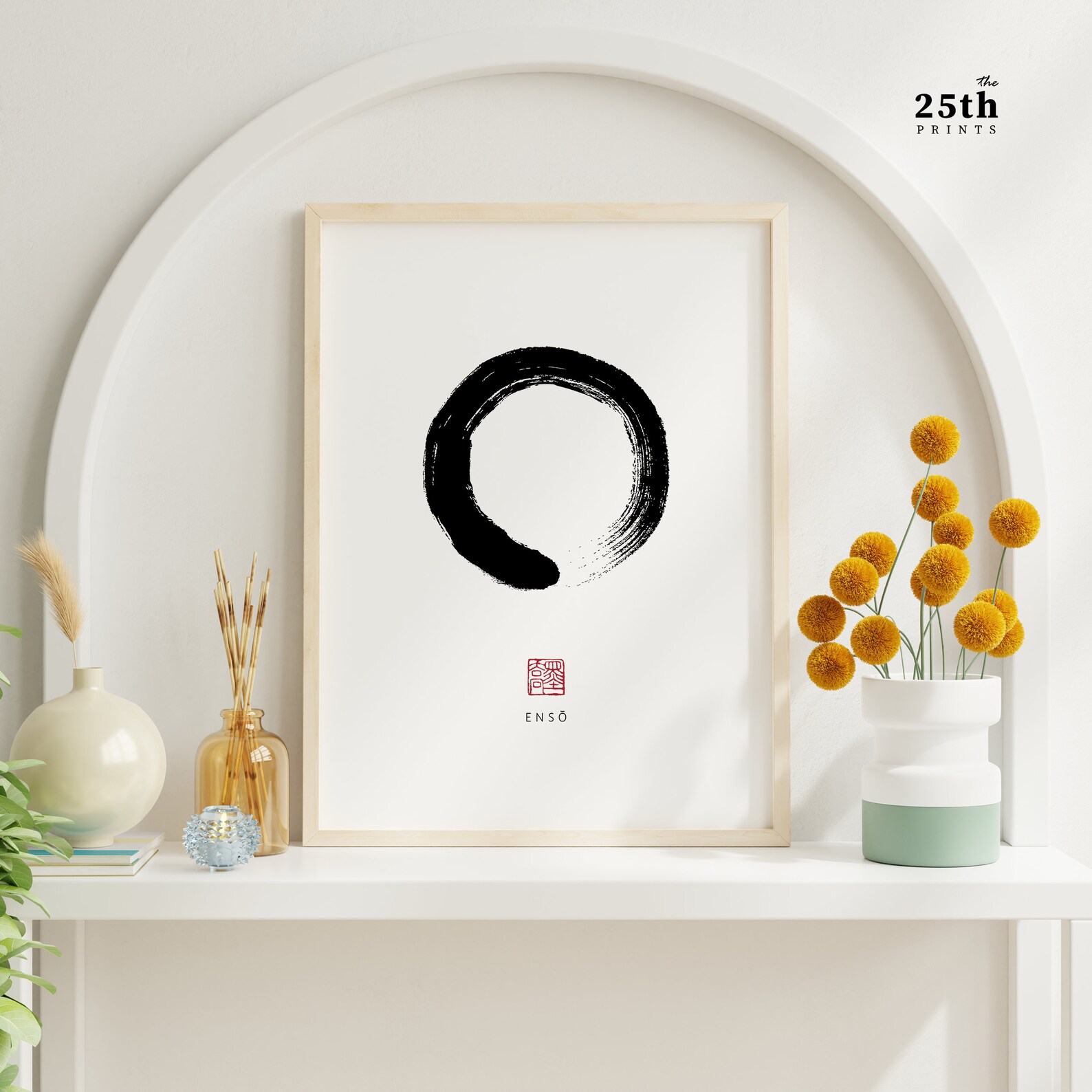 Ensō Printable Wall Art | Printable Poster Zen Wall Art | Housewarming ...