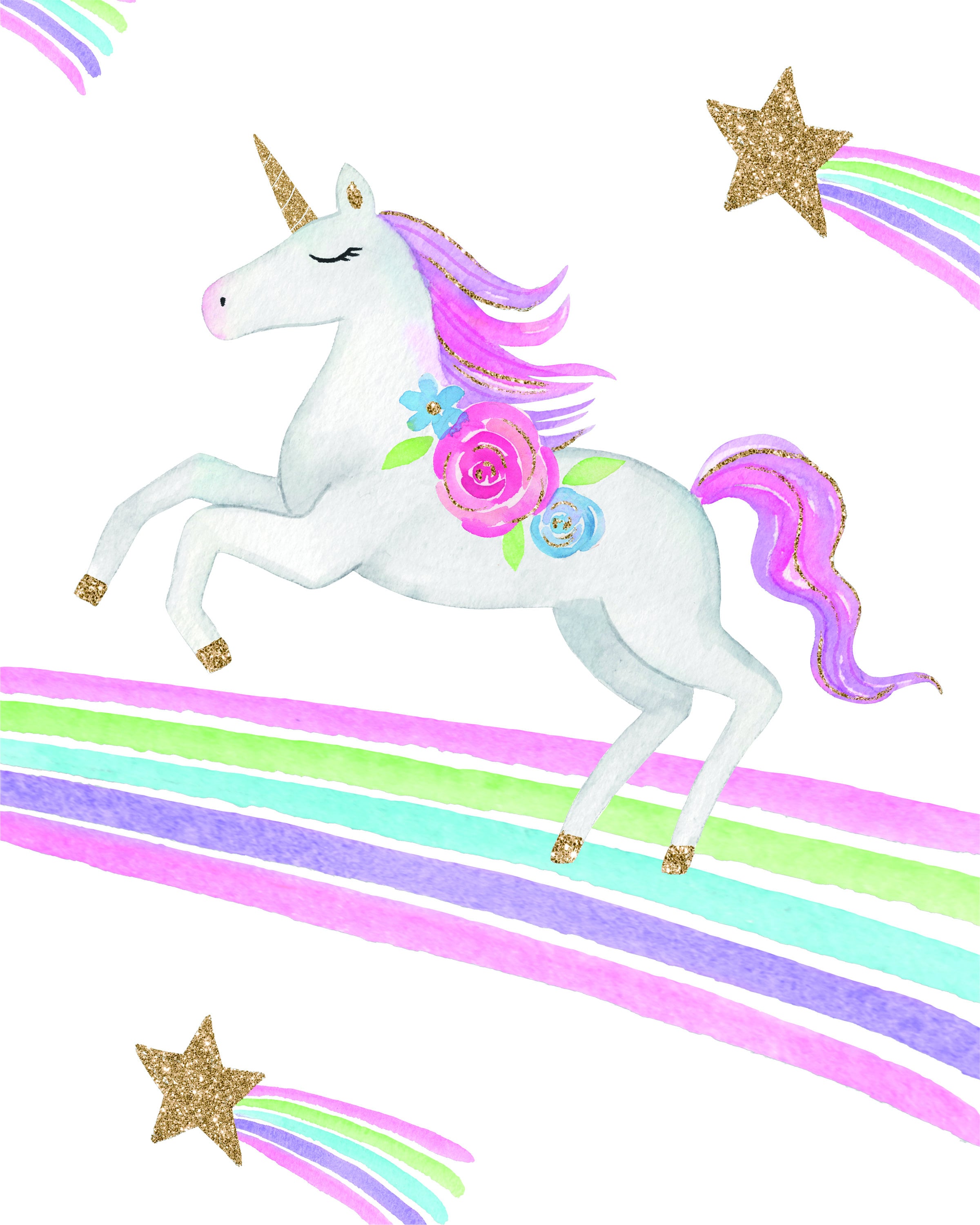 Glitzer Einhorn Bilder: Zauberhafte Kunstwerke zum Malen und Träumen