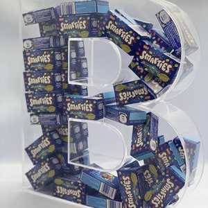 Clear acrylic unfilled letters  A-Z available 28cm image 3