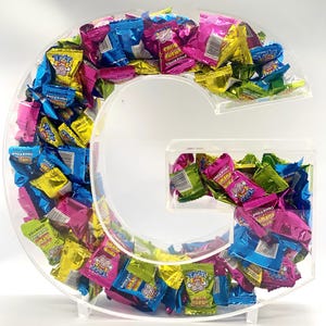 Letras acrílicas rellenables/decoración personalizada DIY (12 pulgadas)