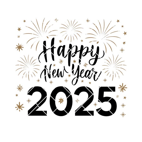 New Year 2025 Clip Art Etsy
