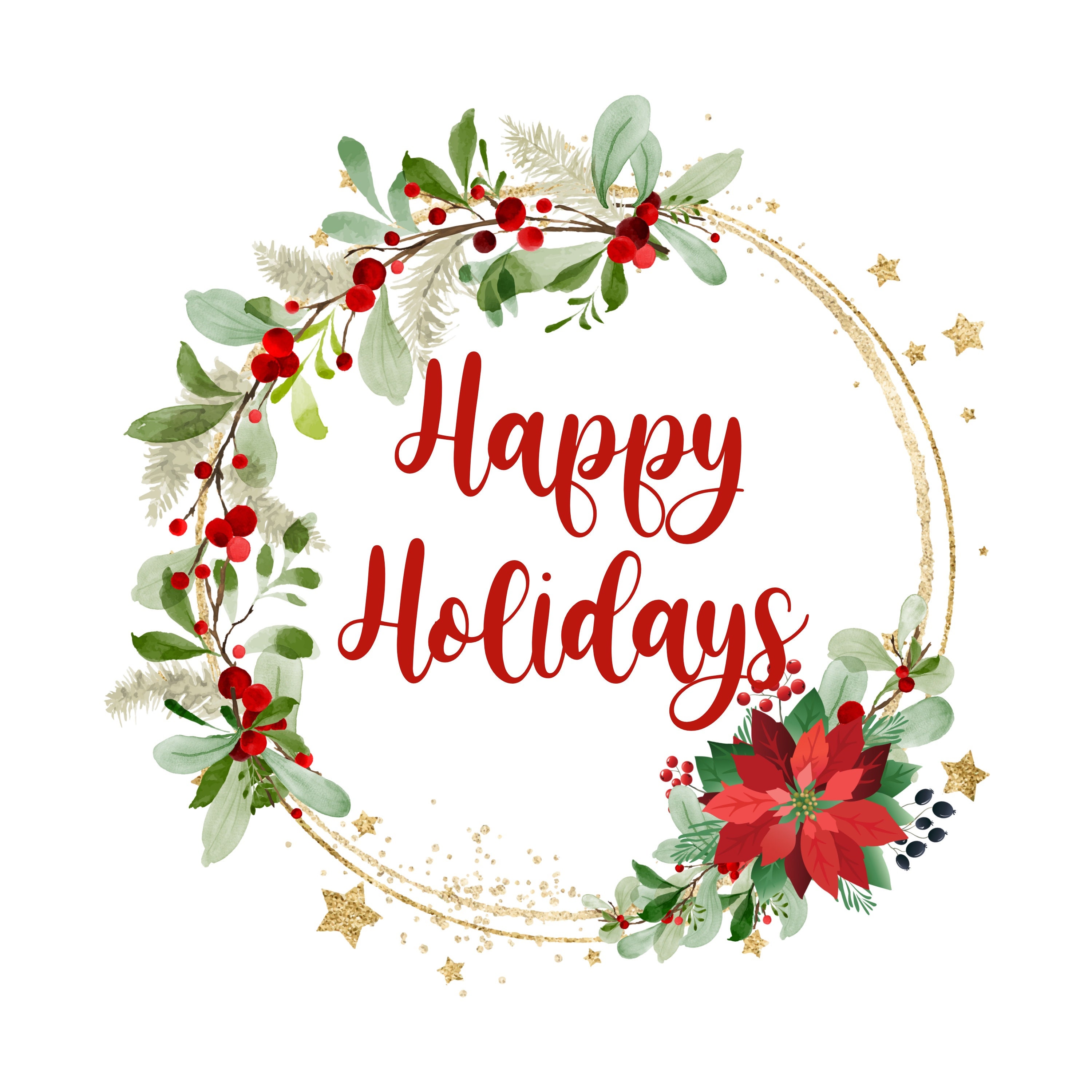 Christmas Circle Frame PNG Christmas Wreath Digital File - Etsy