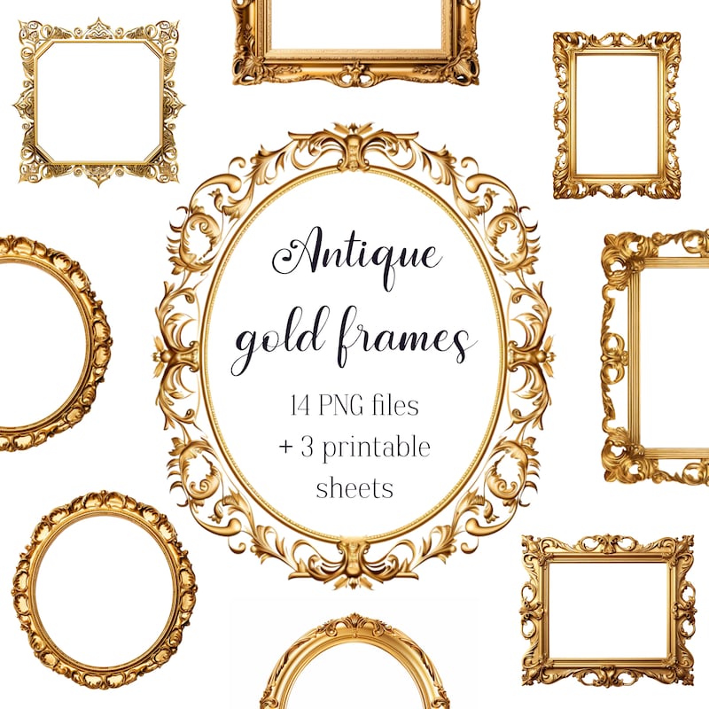 Gold Frame For Topic Antique Gold Frames - Etsy