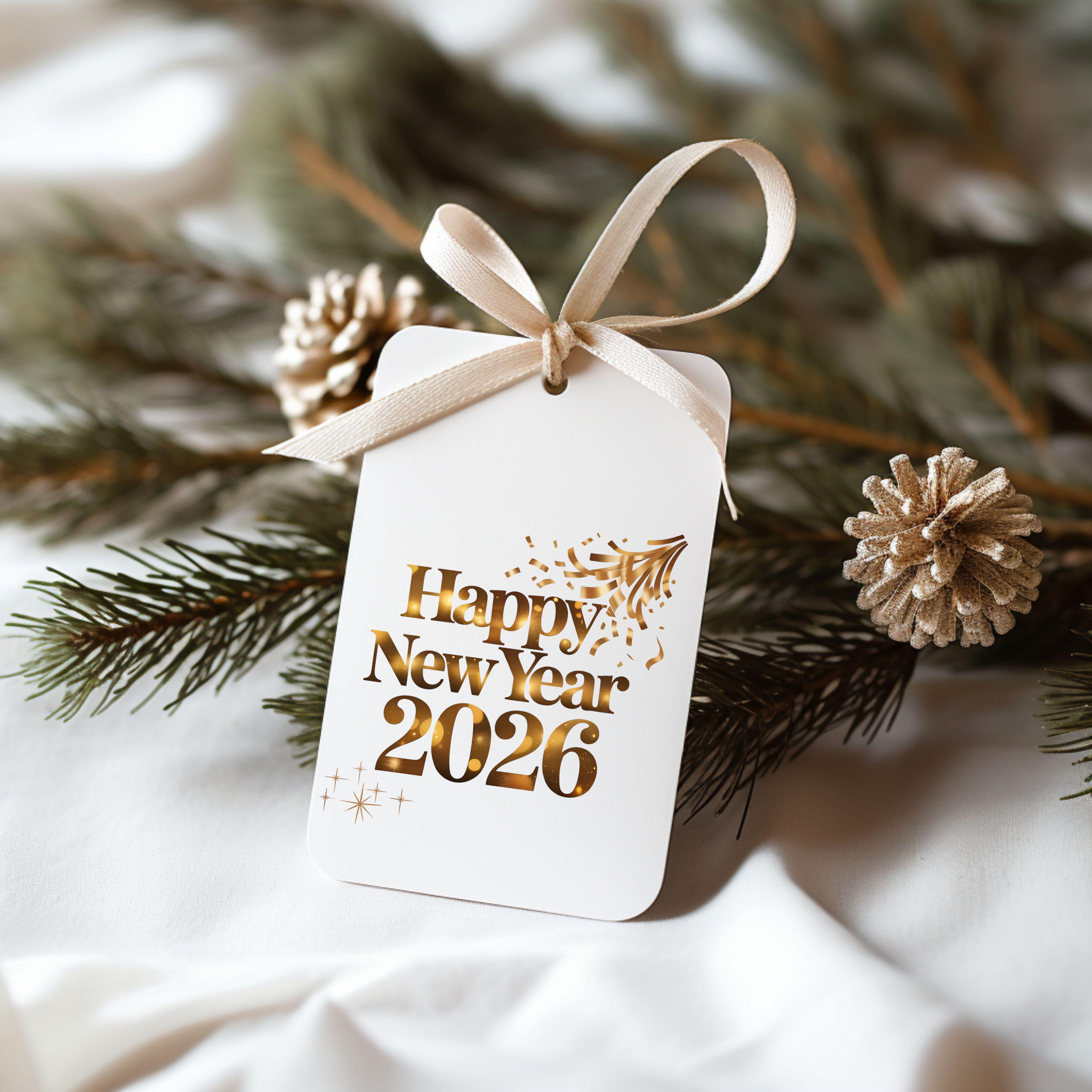 Happy New Year 2026 Clipart, New Year PNG, Hello 2026, New Year