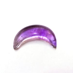 Handmade Amethyst Curved Septum Tusk: Tribal Nose Pincher (14g-00g)