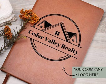 Personalized Company Logo Leather Journal Business Logo Custom Leather A5  Notebook Personalized Corporate Gifts Notebook Planner for Office