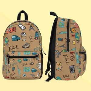 Teen Travel Backpack- Daypack for Traveling, School, Camping, Waterproof Travel Rucksack 17 Inch, Kids Backpack, Laptop Carry on Backpack
