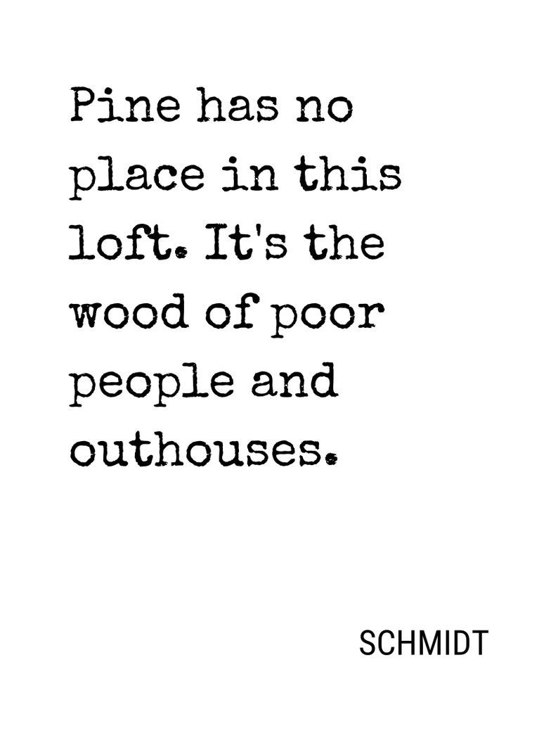 Printable New Girl Schmidt Poster, Gift for Her, Wall Decor, Minimalist