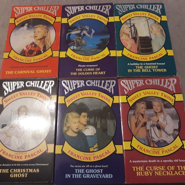 Sweet Valley Twins Super Chillers, Weihnachtsgeist, Rubinhalskette, Glockenturm, Karnevalsgeist, Goldenes Herz