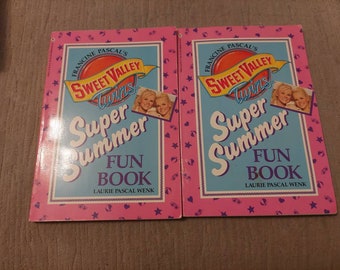 Rare livre Sweet Valley Twins super amusants d'été