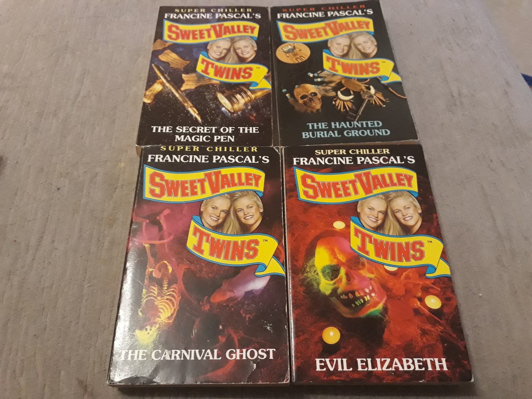 Sweet Valley Twins Super Chiller Books Evil Elizabeth Secret Etsy