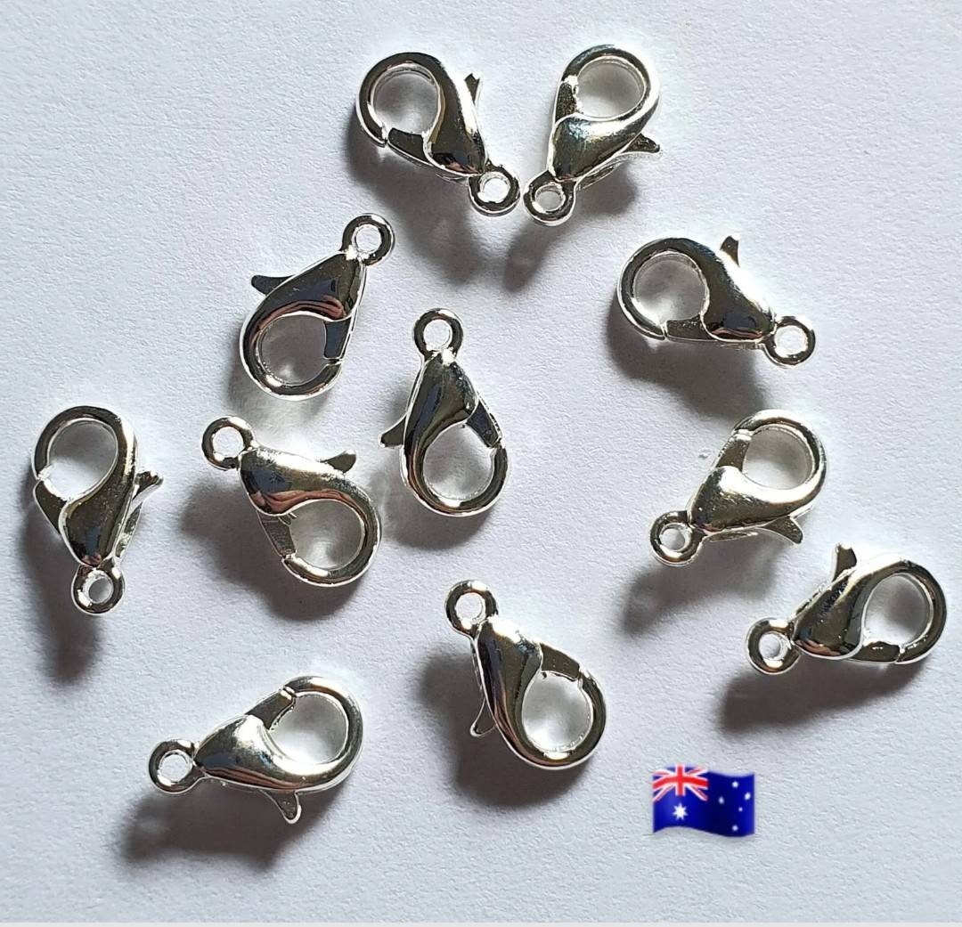 1 Pc Bag of 4x10 mm Sterling Silver Lobster Clasp