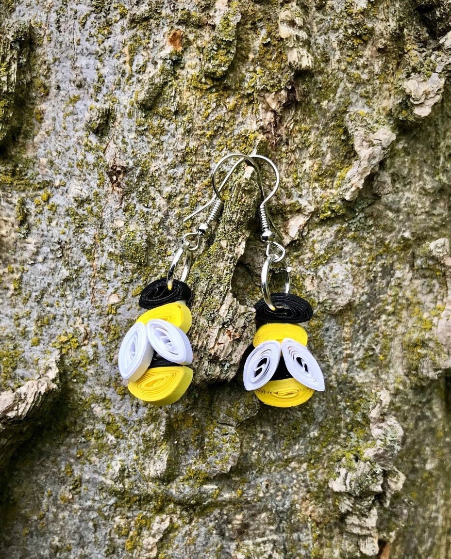 Quilled Vortex Earrings Etsy