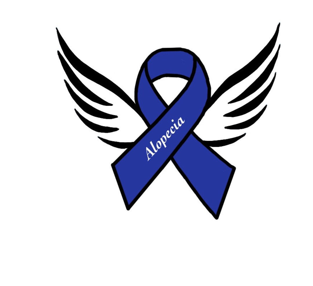 Alopecia seconds Awareness Ribbon Etsy