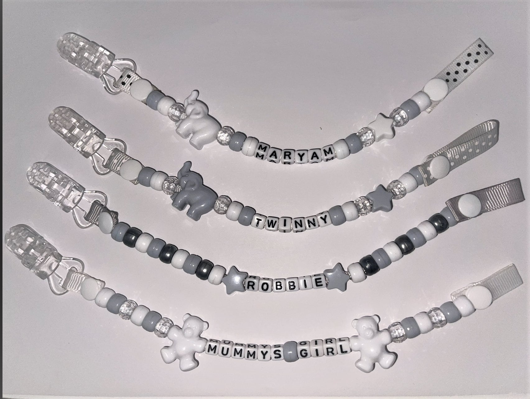 Personalised Dummy Clip UK Baby Gift Ideas Boy Girl Etsy