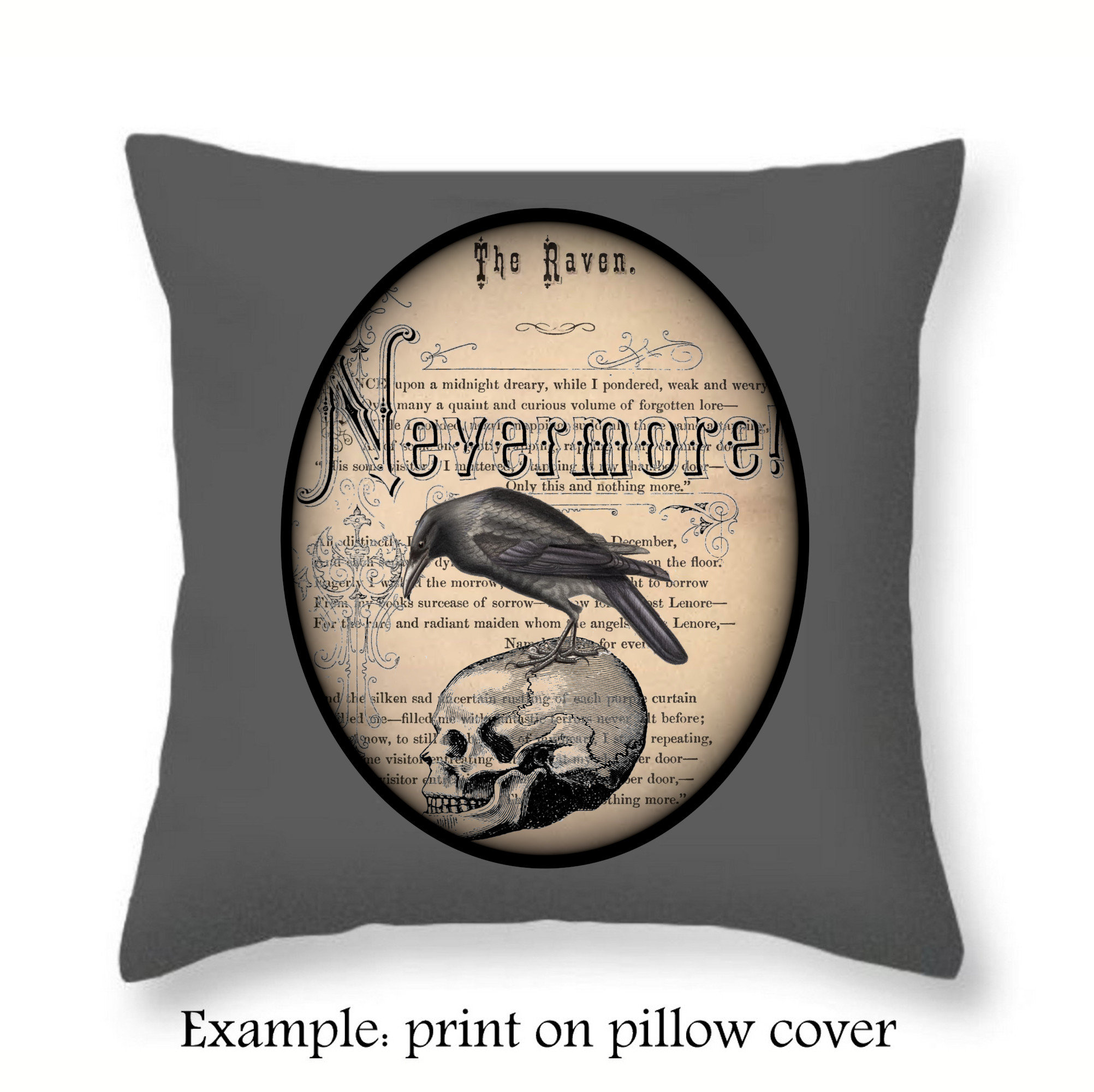 Edgar Allan Poe PNG the Raven Nevermore Poem Clip Art Raven - Etsy