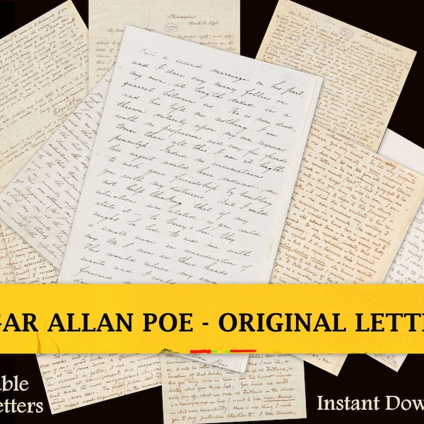 Edgar Allan Poe - Etsy