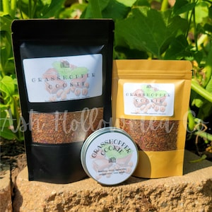 Grasshopper Cookie herbal tea: Chocolate and mint tea, herbal tea, decaffeinated tea, sweet tea, loose leaf hand blended tea