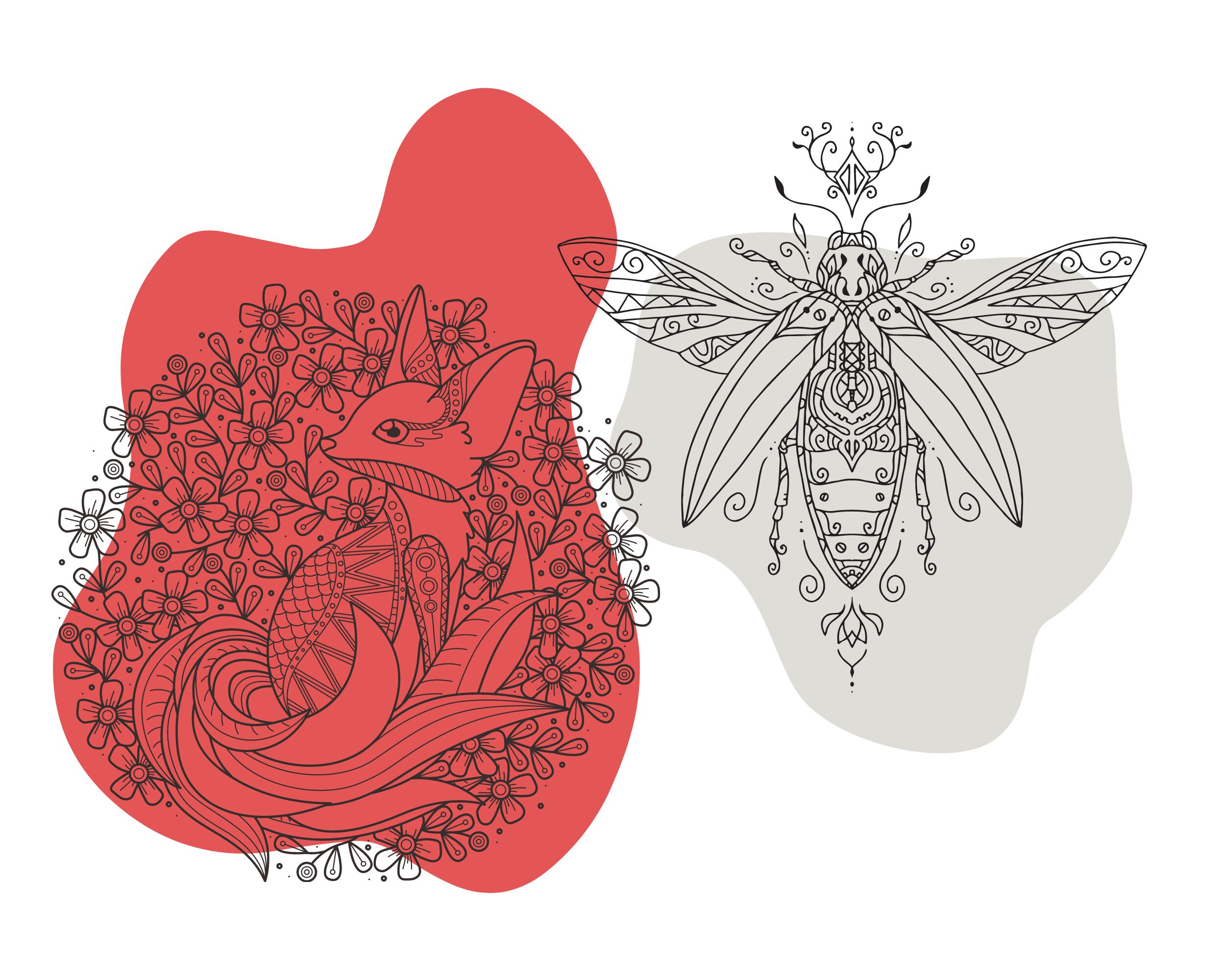 Animals Coloring Pages PrintableAnimals Coloring Book 100 Pages