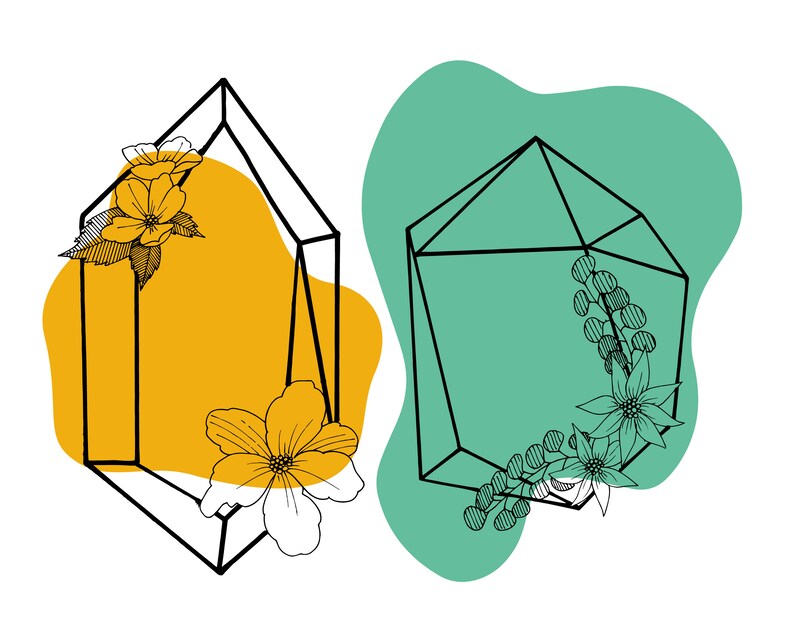 Crystal Coloring Pages Printable Adult Coloring Book 20 - Etsy