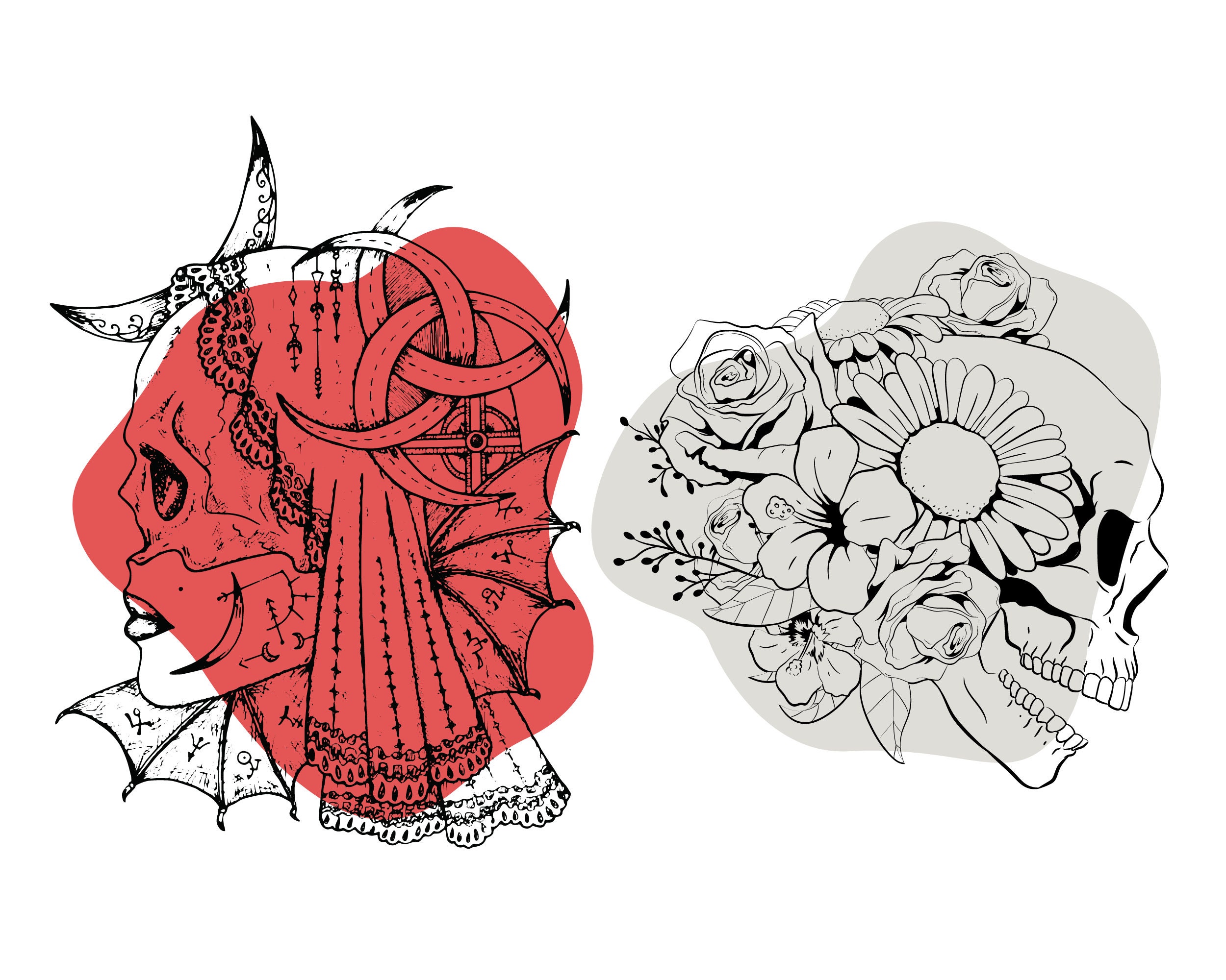 Halloween Coloring Pages Printable Adult Halloween Coloring Book Etsy