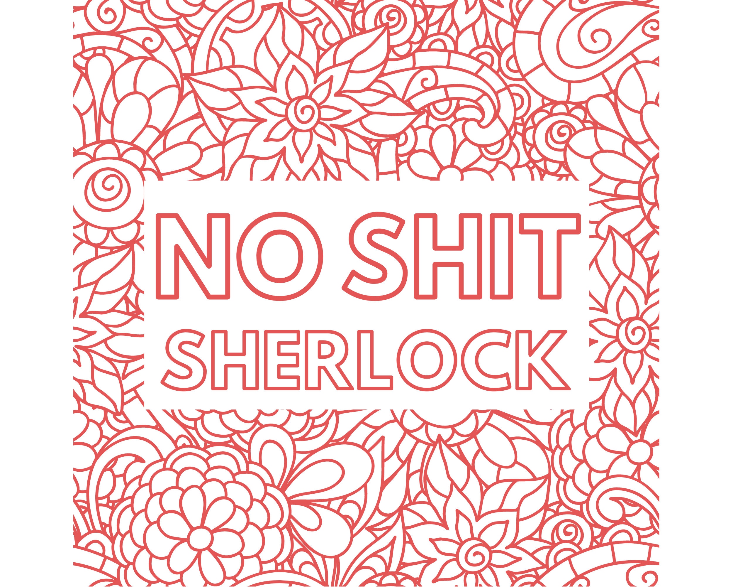 Adult Quotes Coloring Pages Printable Adult Quotes Coloring Book 10 ...