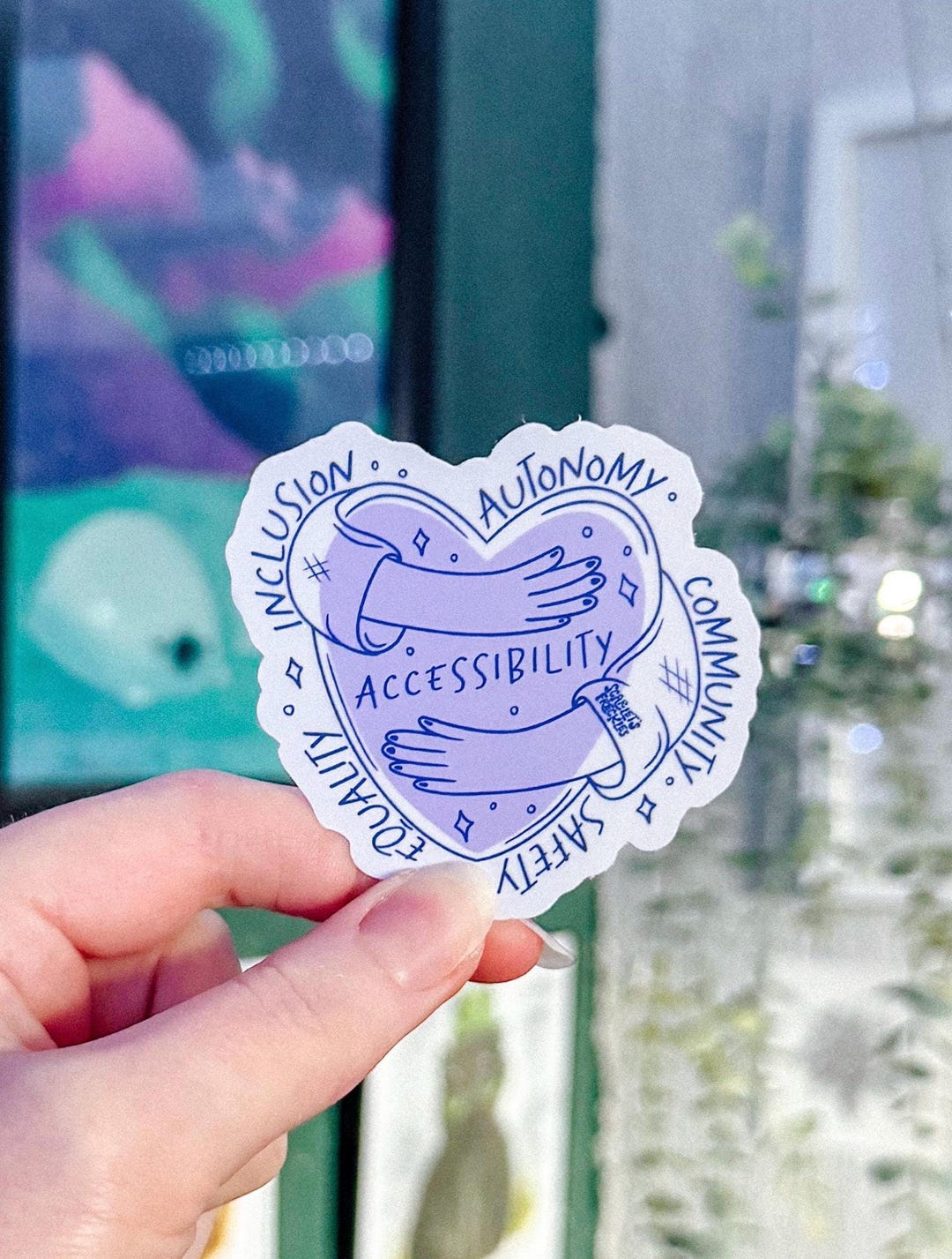 Professional Autonomy Sticker Accessibility Sticker | Community | Colorful Abstract | Autonomy ...