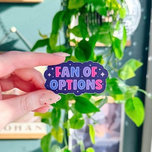 Sticker bisexuel | Fan d'options | LGBTQIA | FIERTÉ subtile | homosexuel | LGBTQ+ drôle d'acceptation | Drapeau Masc féminin | Femme Homme Sexe Fluide Bi