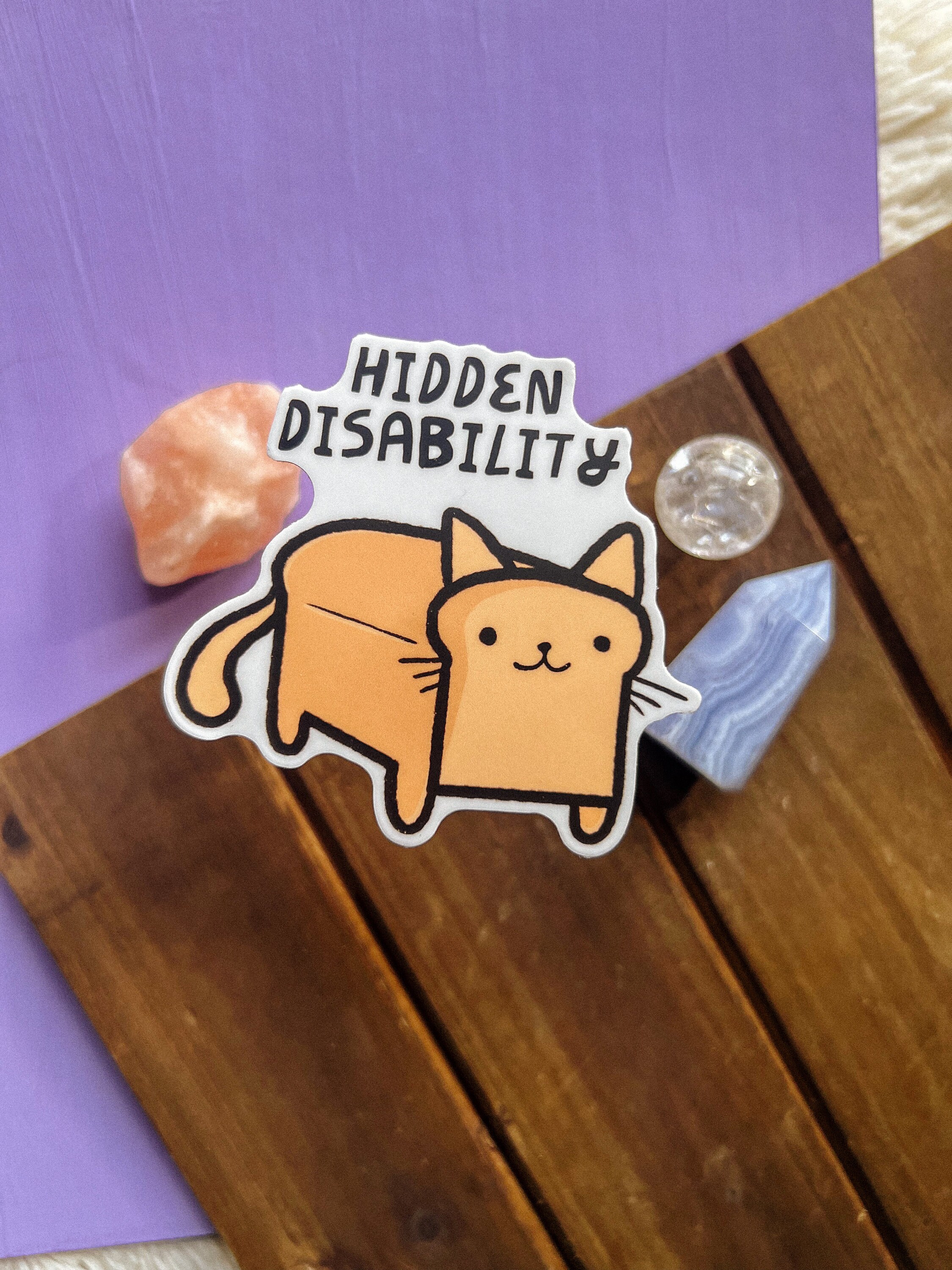 Hidden Disability Sticker | Autistic Pcos Eds Ibs Pots Adhd Mental ...