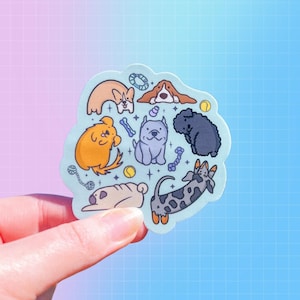 Dog Sticker | Dog Mom Dad | Adopt | Animal Rescue | Shelter | Spay and Neuter | Puppies | Support Local | Pittie Retriever Corgi | Pet Owner