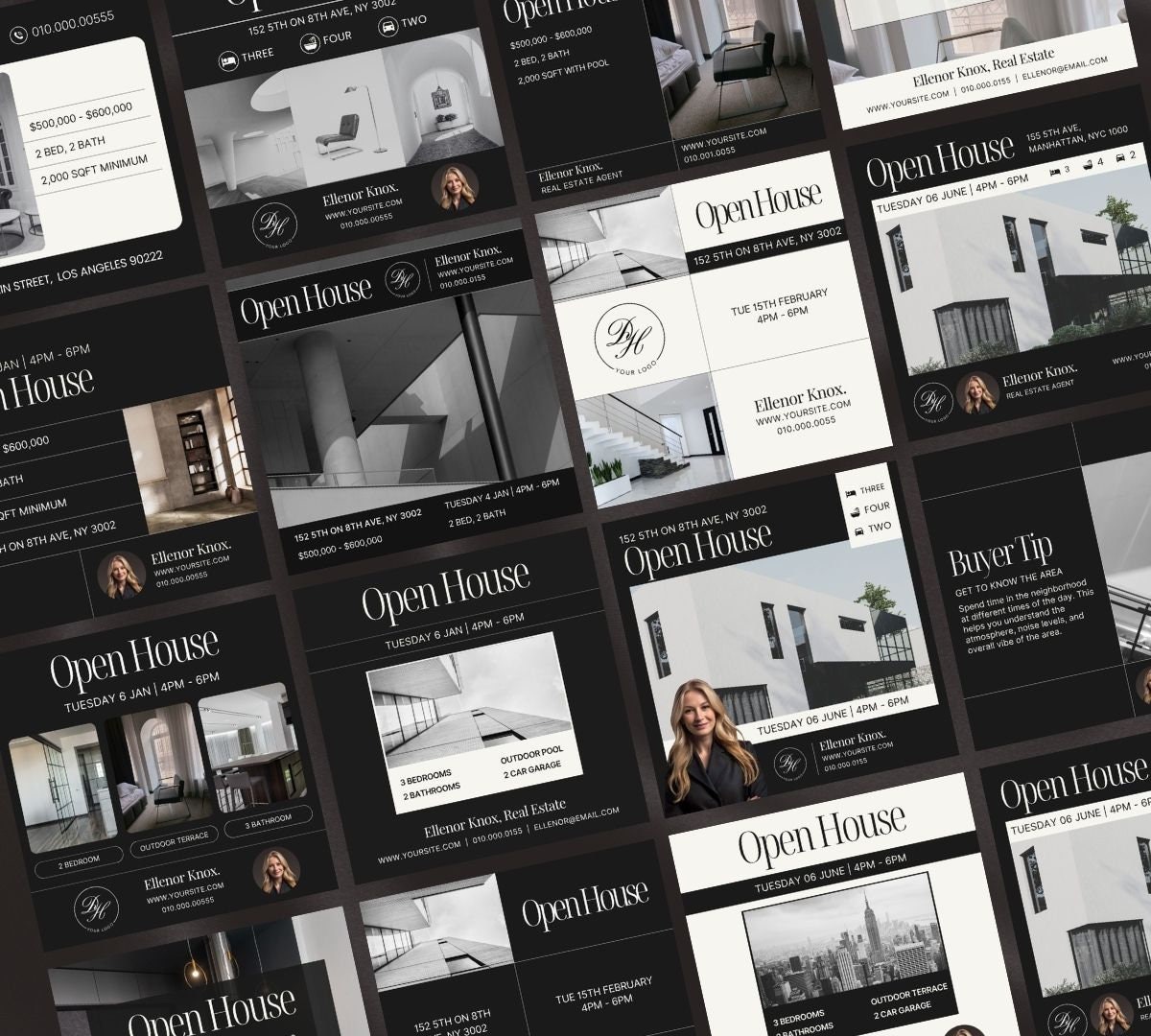 20 Real Estate Open House Template Real Estate Social Media Open House ...