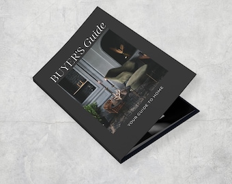 Luxury Real Estate Home Buyer Guide | Real Estate Marketing | Realtor Buyer Packet |  Home Buyer Presentation | Editable Canva Template