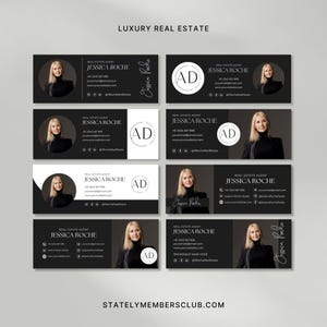 Email Signature Template Bundle | Gmail Signature | Real Estate Marketing | Real estate email signature template | Realtor email signature image 2