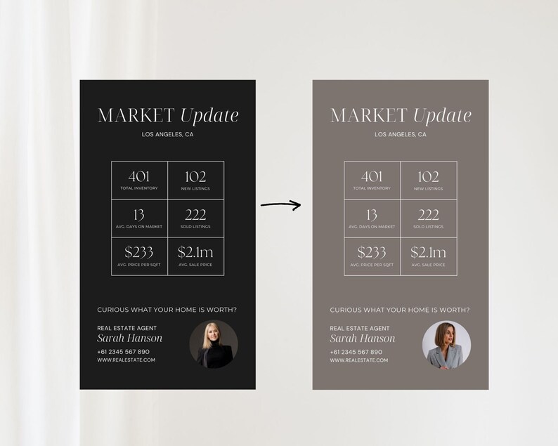 Picture Idea: Luxury Real Estate Market Update Text