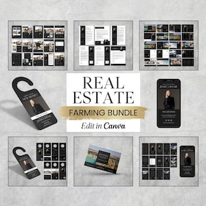 Offre groupée sur l'agriculture immobilière | Marketing pour agents immobiliers | Bonjour voisin | Circulaire sur l'immobilier | postale de l'immobilier | Modèle immobilier Canvas