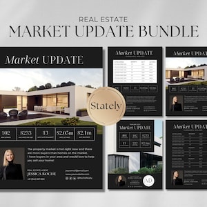 Makramee Zeitungsbroschüre | Makler | Realtor Marketing Brief | Makramee Werbung | Bearbeitbare Canva Vorlage