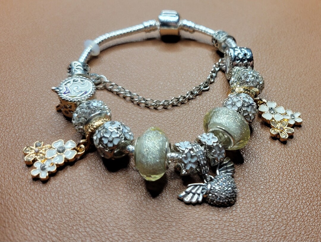 Wings of love deals pandora style bracelet charm