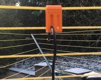 Storm Proof Washing Line Clothes Hanger Hook/Peg
