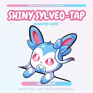 ANIMATED Shiny Sylveo-Tap Emote | Twitch YouTube Discord | Emotes Stream Graphics