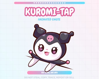 ANIMATED Kuro-Tap Emote | Twitch YouTube Discord Kick | Emotes Stream Graphics