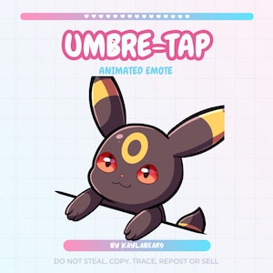 GEANIMEERDE Umbre-Tap Emote | Twitch YouTube-onenigheid | Emotes Stream-afbeeldingen