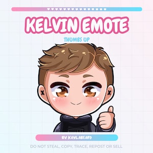 Forest Kelvin thumbs up Emote for Twitch/Discord