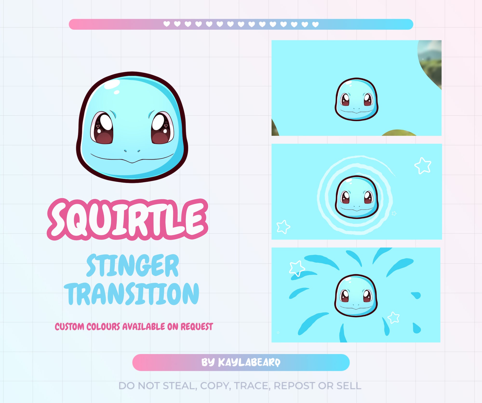 Animated Blue Turtle Transition for Twitch Streamers - Ready to Use on ...