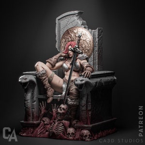 Red Sonja by CA3d - 3D Print - 1/12 scale