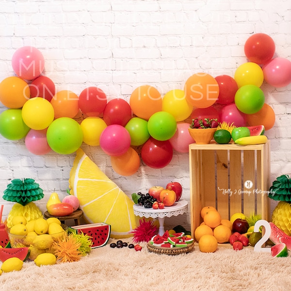 Cake Smash - Two-tti Fruitti - Digital Background