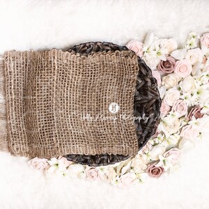 Newborn Digital Backdrop: Simple White and Blush Floral Bowl