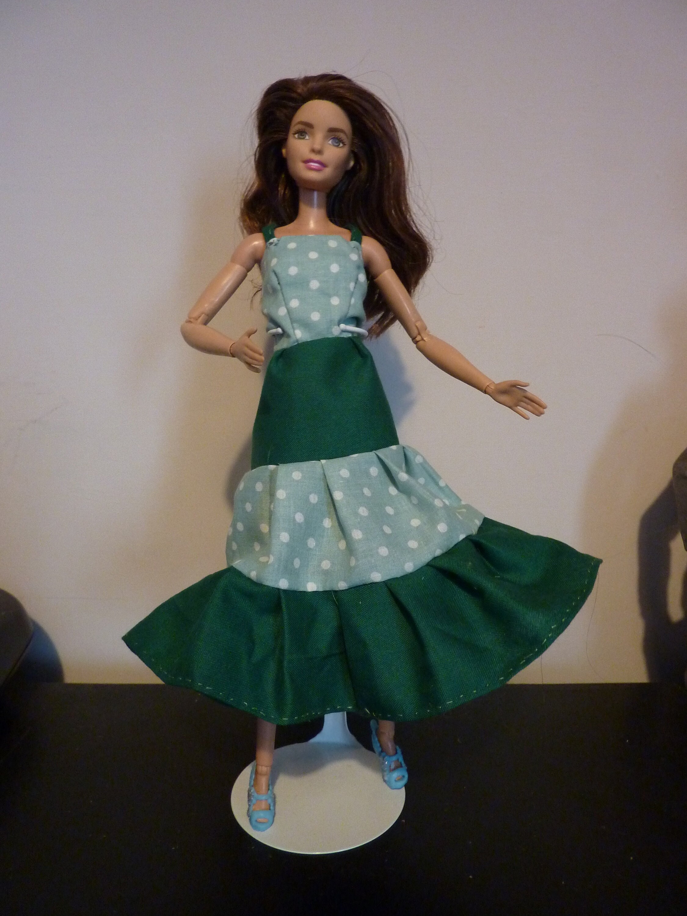 barbie with green dress